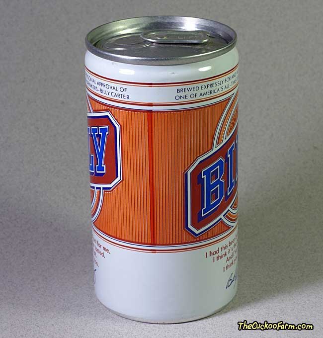 Falls City Brewery Billy Beer Can right side