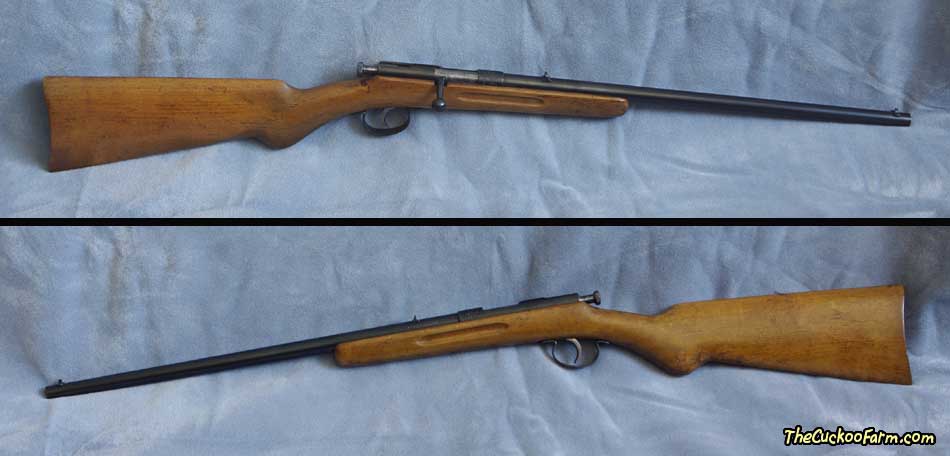 Marke Eiche Model 101 rifle in caliber 6mm Flobert right and left side.