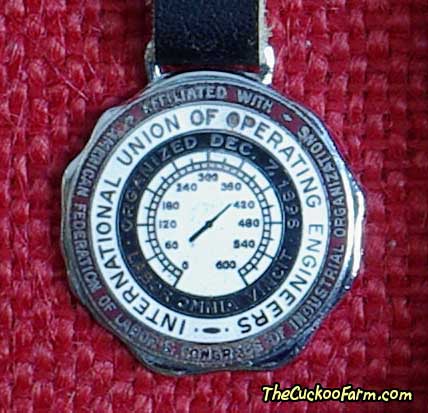 International Union of Operating Engineers watch fob