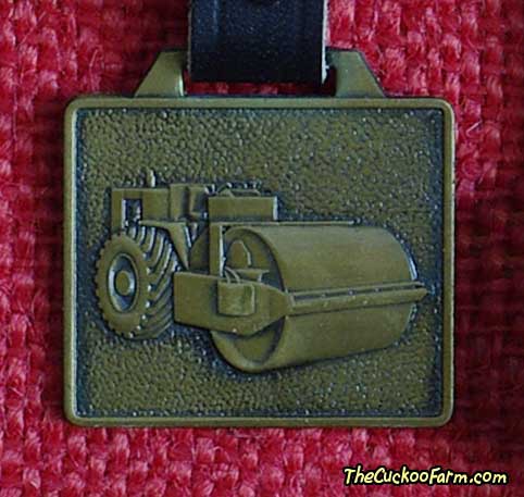 John Deere Road Roller watch fob