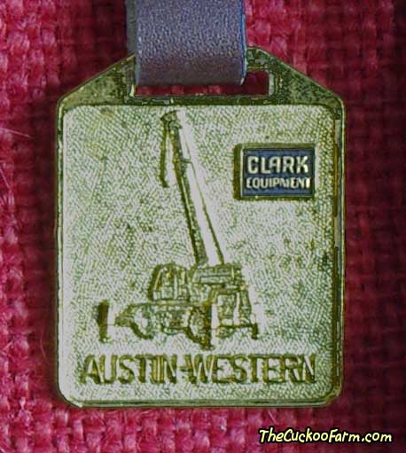 Clark Equipment Austin-Western crane watch fob