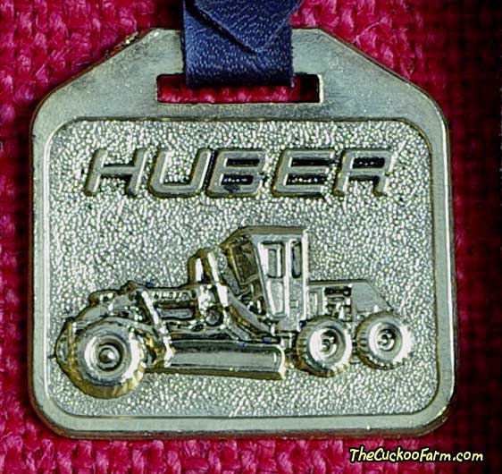 Huber road grader watch fob