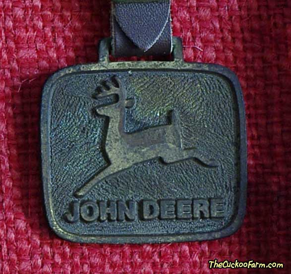 John Deere logo watch fob