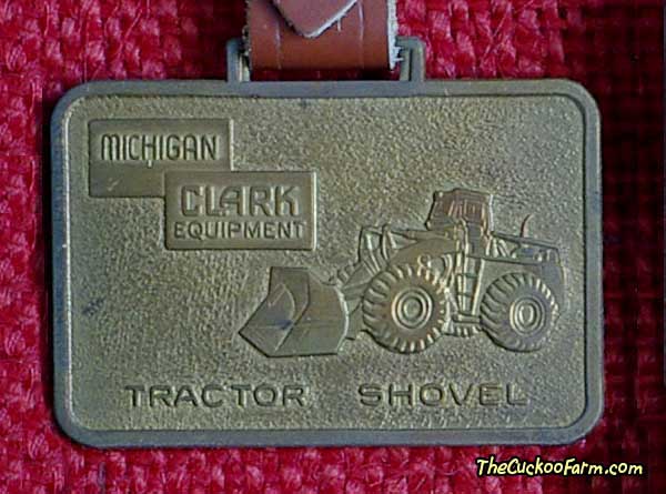 Clark Equipment, Michigan tractor Shovel watch fob