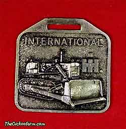 International Harvester tracked dozer watch fob