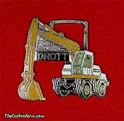 Drott wheeled excavator watch fob