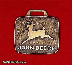 John Deere logo watch fob