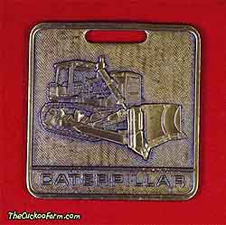 Caterpillar tracked dozer watch fob