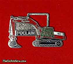 Poclain 160 tracked excavator - Case Power & Equipment watch fob