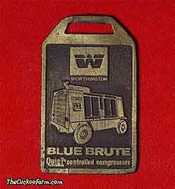 Worthington Blue Brute air compressor watch fob