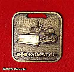 Komatsu tracked dozer watch fob