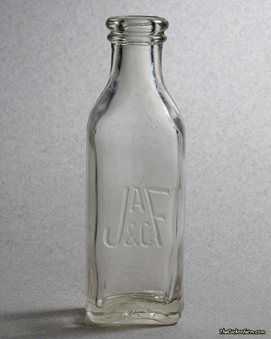 Old JAF & Co. Bottle front