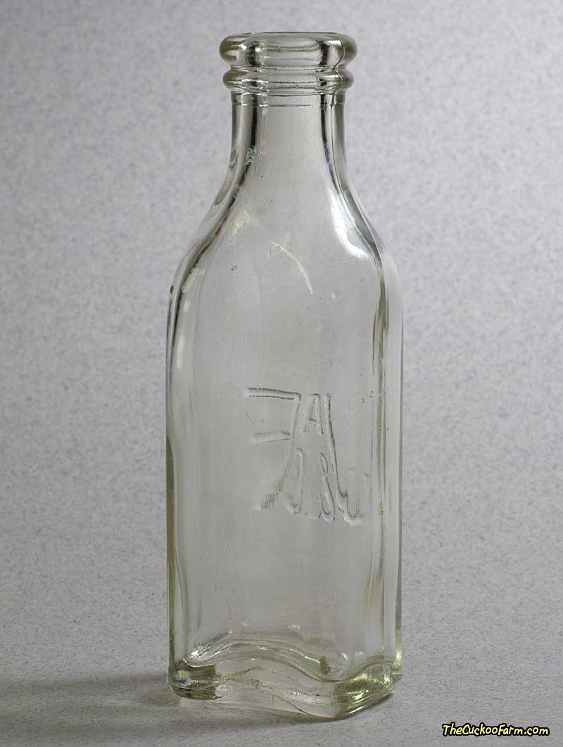 Old JAF & Co. Bottle back