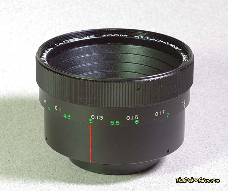 This is the Izumanon close-up Zoom Attachment lens