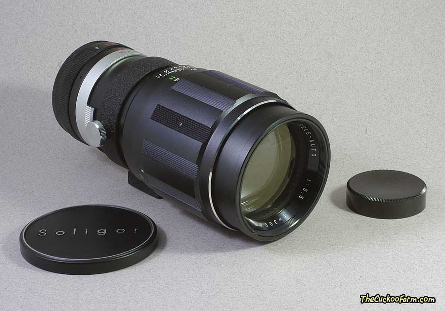 Soligor 300mm f/5.5 Telephoto Lens M42 Screw Mount