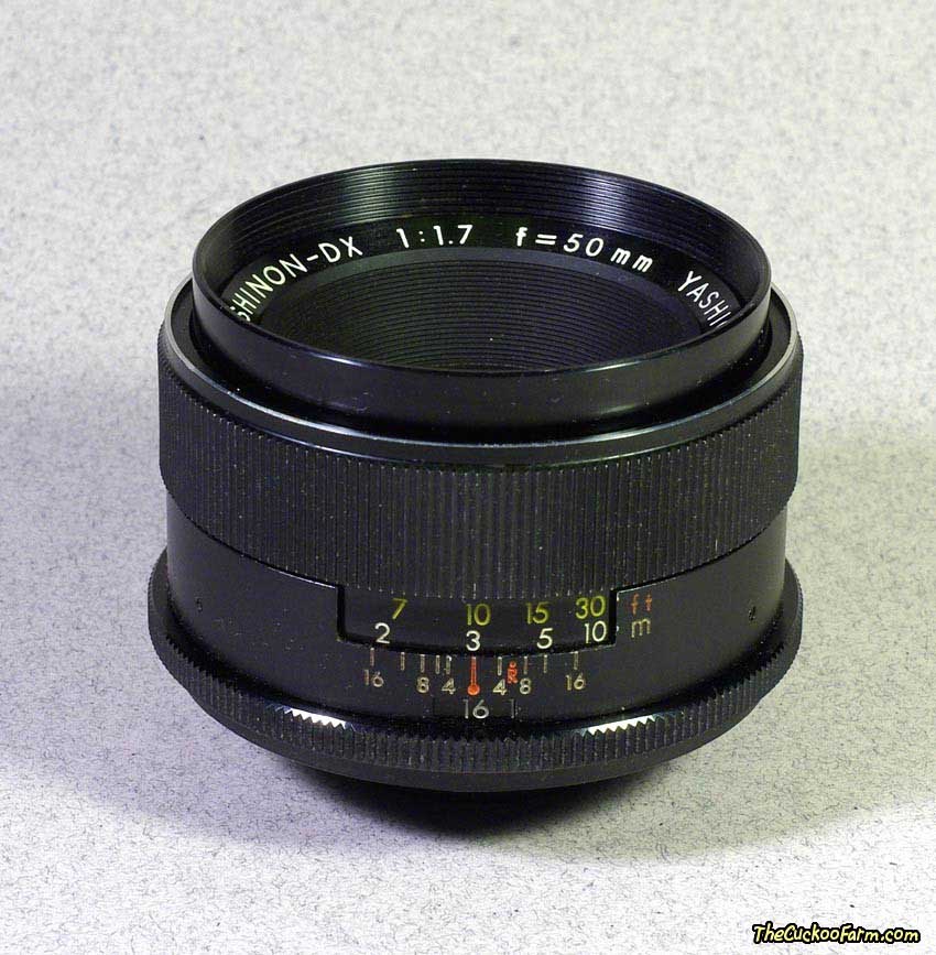 Yashica Yashinon-DX 50mm f/1.7 Standard Lens