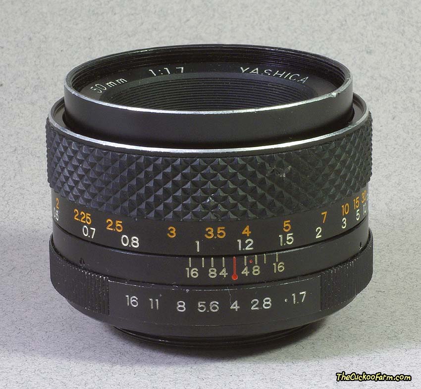 Yashica Yashinon 50mm f/1.7 DS-M Standard Lens