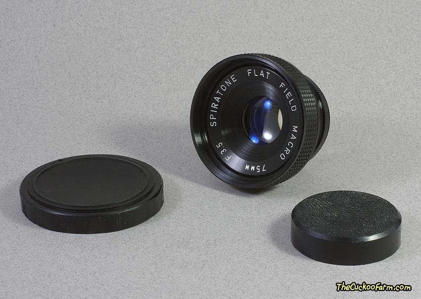 Spiratone 75mm Flat Field Macro Lens