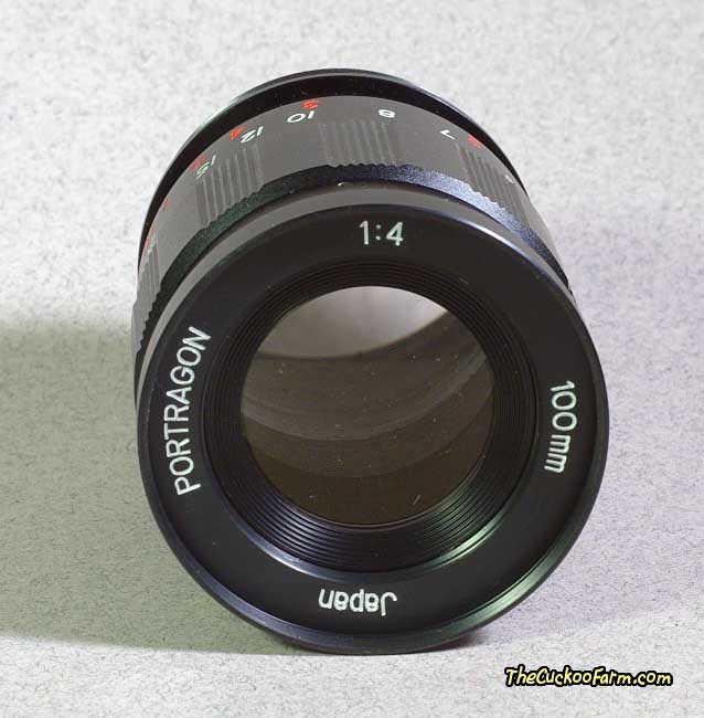 Spiratone 100mm Portragon Lens front
