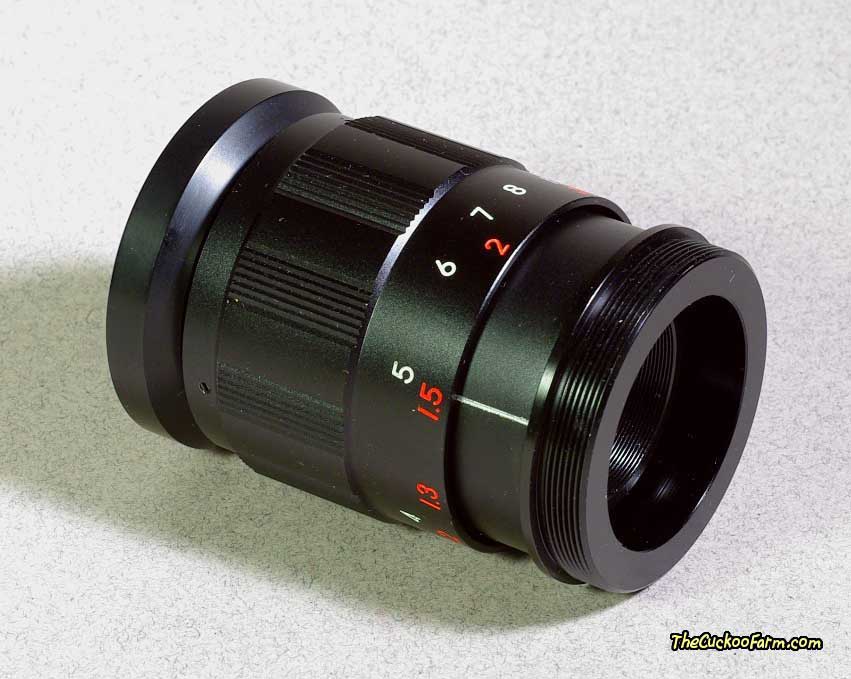 Spiratone 100mm Portragon Lens side