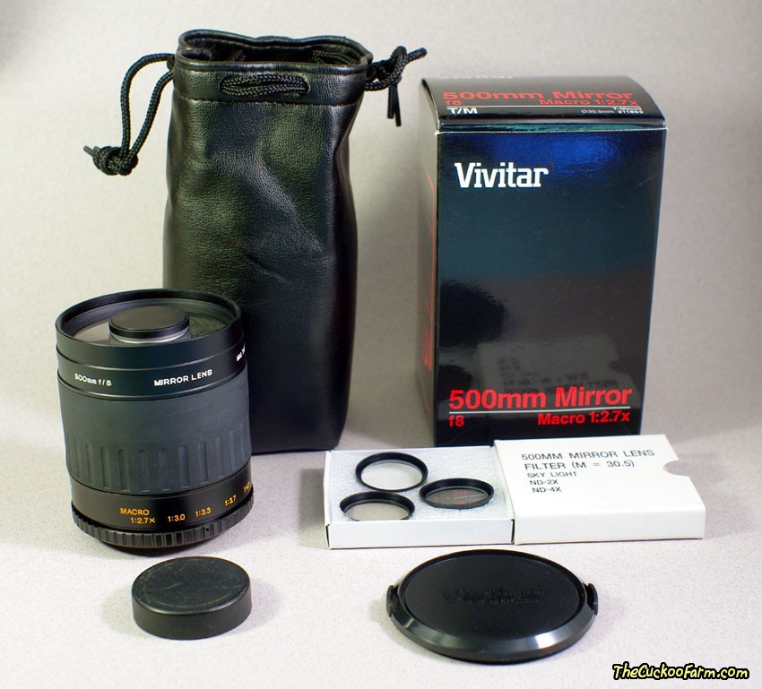 Vivitar 500mm Mirror Telephoto Lens