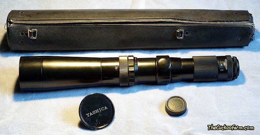 Yashica Super Yashinon-R 600mm (60cm) f/8 Telephoto T-Mount Lens