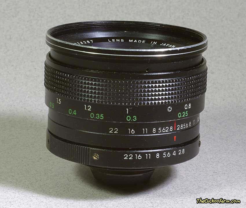 Spiratone 24mm YS Wide-Angle Lens side