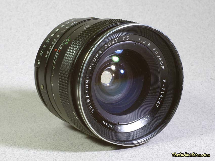 Spiratone 24mm YS Wide-Angle Lens front