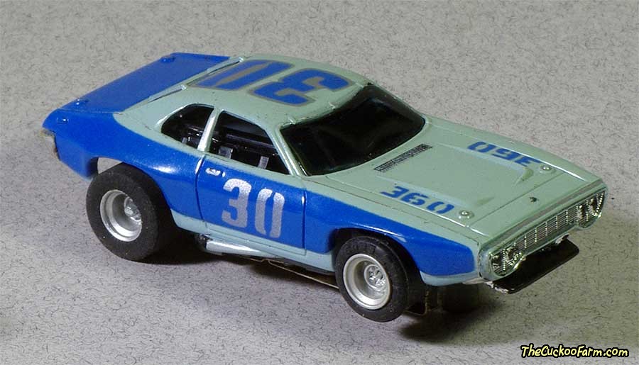 Plymouth RoadRunner slot car.