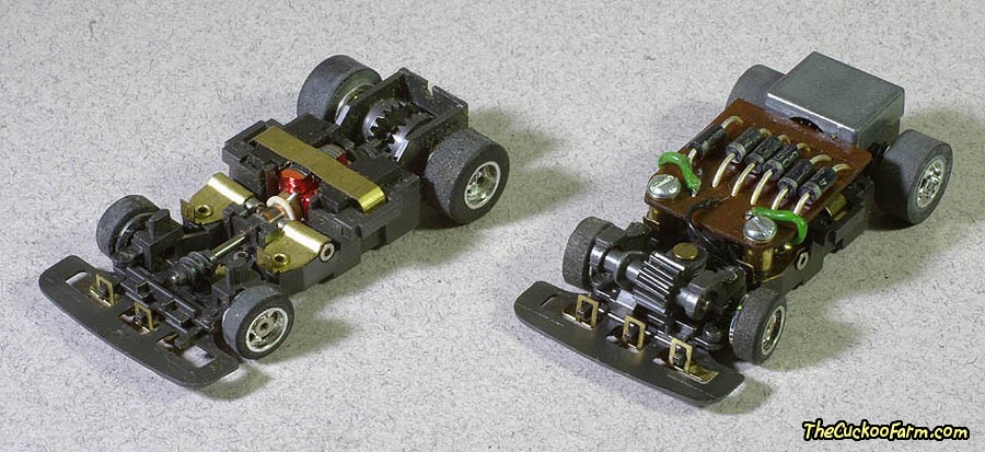 Steet chassis slot car.