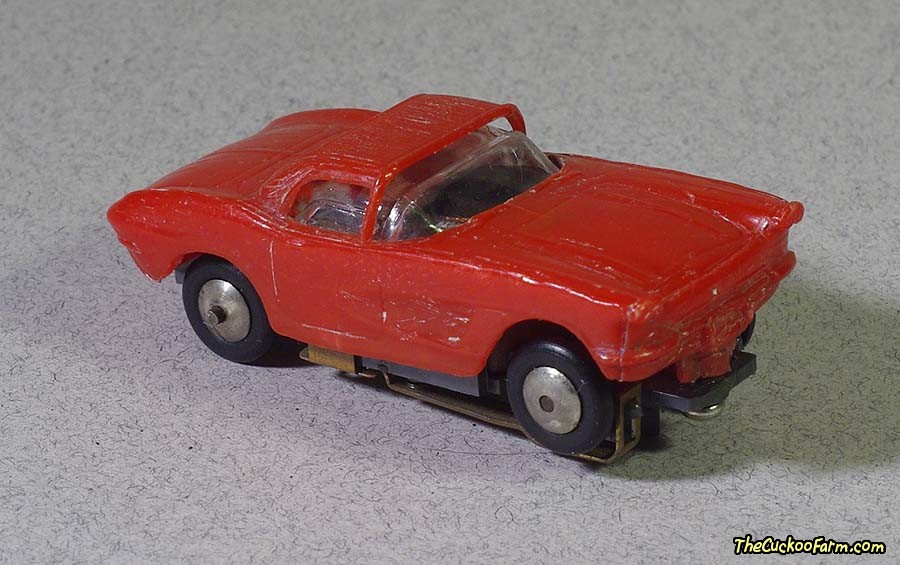 1962 Chevy Corvette slot car.